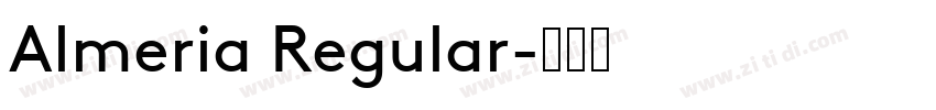 Almeria Regular字体转换
